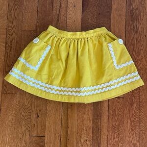 Kids mini Biden playground skirt size 2-3Y in Yellow